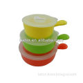3PCS Microwave Safe Bowls With Handle